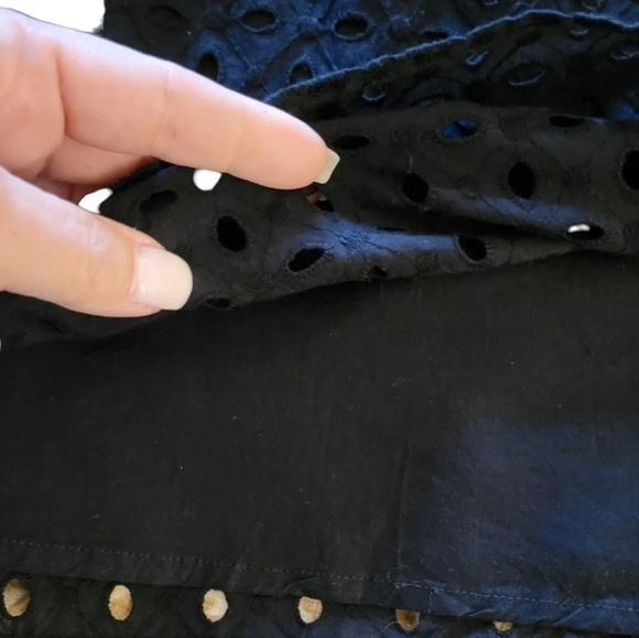 STRAPLESS Cotton Eyelet Dress - Picture 10 of 14